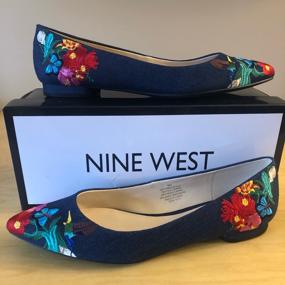 NWOT Nine West flats